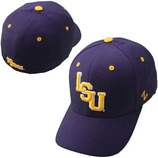 Zephyr Louisiana State University Tigers DH Fitted Hat   Dark Purple   Size: 7