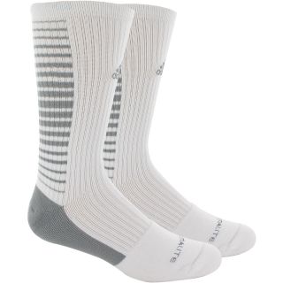 adidas Team Speed Vertical Crew Sock   Size: Large, White/aluminum 2 (5126957)