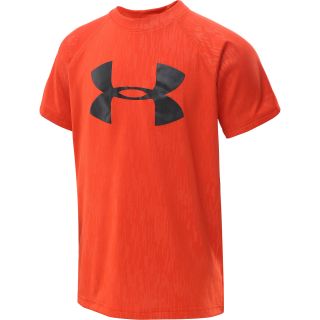 UNDER ARMOUR Boys UA Tech Embossed Big Logo Short Sleeve T Shirt   Size Small,