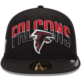 NEW ERA Youth Atlanta Falcons Draft 59FIFTY Fitted Cap   Size: 6.625, Black