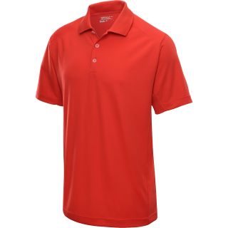 NIKE Mens Tech Jersey Golf Polo   Size Medium, University Red/white