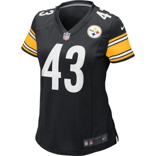 NIKE Womens Pittsburgh Steelers Troy Polamalu Game Team Color Jersey   Size: