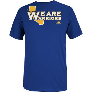 adidas Mens Golden State Warriors We Are Warriors Short Sleeve T Shirt   Size: