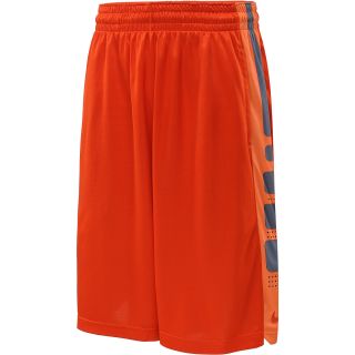 NIKE Mens Elite Stripe Basketball Shorts   Size: Xl, Team Orange/grey