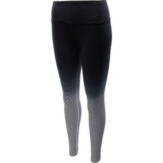 NIKE Womens Legend 2.0 Printed Tight Fit Cotton Pants   Size: Xl, Black/white