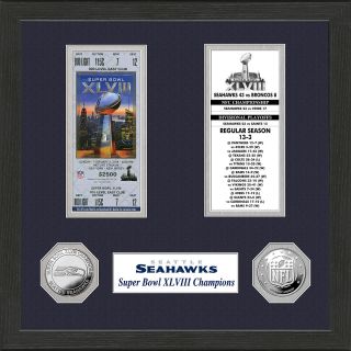 The Highland Mint Seattle Seahawks Super Bowl Ticket Collection (SSSBTK)