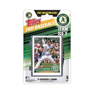 Topps 2011 Oakland Athletics Official Team Baseball Card Set of 17 Cards in