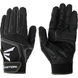 EASTON RF4 Padded Youth Baseball Batting Gloves   Size: Large, Black