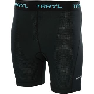 TRAYL Womens Ryde Cycling Liner Shorts   Size: Large, Caviar