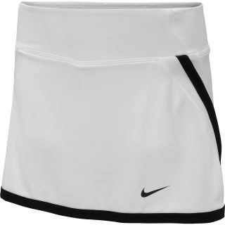 NIKE Girls Power Tennis Skirt   Size: Medium, White/white/black