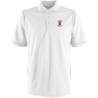 Antigua Stanford Cardinals Mens Icon Polo   Size: Large, White/silver (ANT