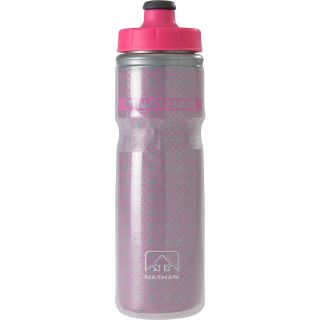 NATHAN Fire & Ice Insulated Water Bottle   20 oz   Size: 20oz, Pink
