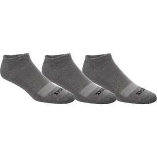ASICS Cushion Low Cut Socks   3 Pack   Size: Large, Heather Grey