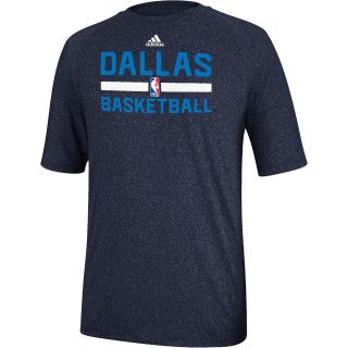 adidas Mens Dallas Mavericks Practice ClimaLite Short Sleeve T Shirt   Size: