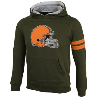NFL Team Apparel Youth Cleveland Browns Super Soft Fleece Hoody   Size: Medium