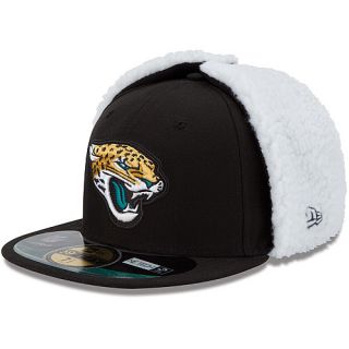 NEW ERA Mens Jacksonville Jaguars On Field Dog Ear 59FIFTY Fitted Cap   Size