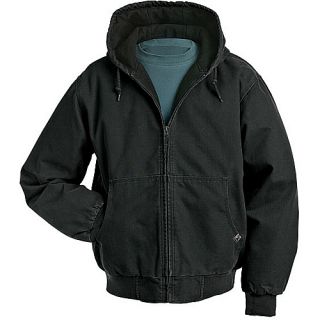 Dri Duck Canvas Hooded Jacket Tall Mens   Size: 2xlt, Black (872854005209)