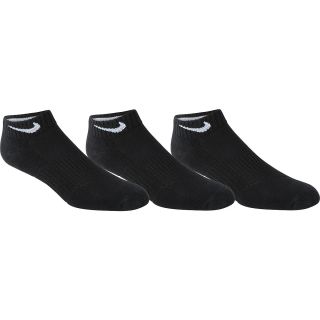 NIKE Boys Performance Low Cut Socks   3 Pack   Size: 3 5, Black/white