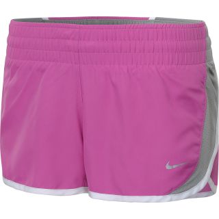 NIKE Womens Dash Running Shorts   Size Xl, Club Pink/white