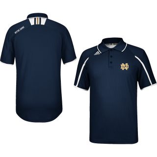 adidas Mens Notre Dame Fighting Irish Sideline Team Color Polo Shirt   Size: