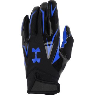 UNDER ARMOUR Youth F4 Football Receiver Gloves   Size: Large, Royal/black