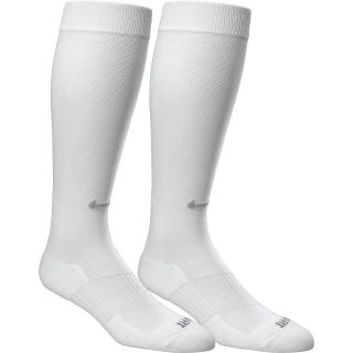 NIKE Mens Pro Compression Baseball Socks   2 Pack   Size: Medium, White/grey
