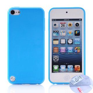 Arbalest(TM) Protective TPU Case for iPod Touch 5th Generation (Blue), with Arbalest Screen Protector,Screen Applicator and Cleaning Cloth: Cell Phones & Accessories