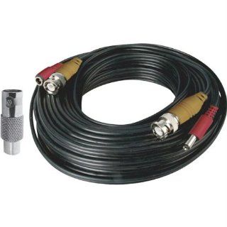 Night Owl Security CAB 60 60 Feet BNC Video/Power Camera Extension Cable with Adapter (Black) : Home Security Systems : Camera & Photo