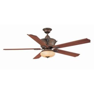 Hampton Bay Enchantment 68 In Banci Bronze Ceiling Fan Ag798 Bbw