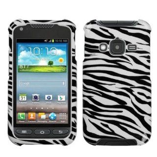 MYBAT SAMI547HPCIM056NP Compact and Durable Protective Cover for Samsung Galaxy Rugby Pro i547   1 Pack   Retail Packaging   Zebra Skin: Cell Phones & Accessories