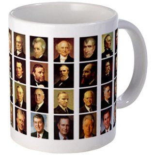 CafePress All 44 presidents Mug   Standard Multi color: Kitchen & Dining