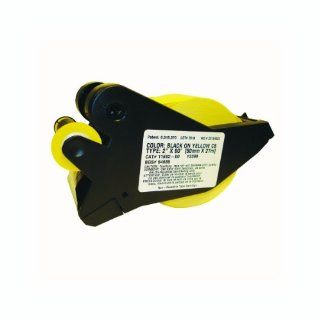 Brady 64685 Labelizer Plus and VersaPrinter 90' Length x 2" Width, B 549 Cold Temperature Label Stock, Yellow and Black Tape Cartridge: Industrial Warning Signs: Industrial & Scientific