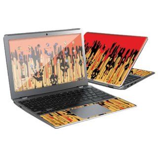 Protective Skin Decal Cover for Samsung Series 5 550 Chromebook Sticker Skins Dripping Blood: Electronics