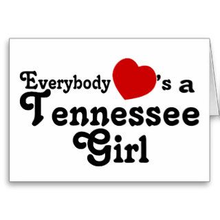 Everybody Hearts a Tennessee Girl Cards