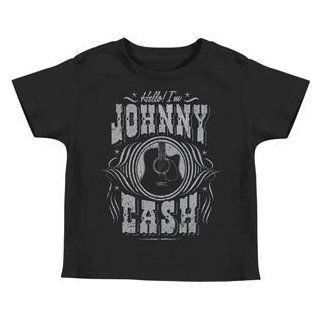 Johnny Cash Childrens T shirt Music Fan T Shirts Clothing