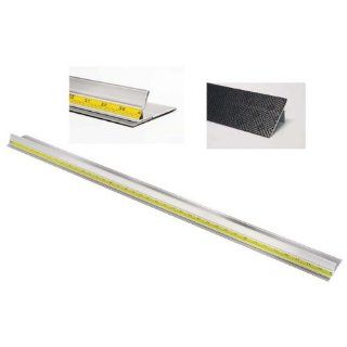 Pro Steel Standard Safety Ruler, 100" aluminum ruler with embedded stainless steel bar Industrial Warning Signs