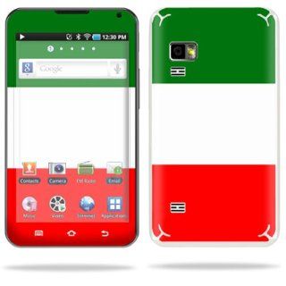 Protective Vinyl Skin Decal Cover for Samsung Galaxy Player 5.0 MP3 Player Android WiFi Sticker Skins Italian Flag: Cell Phones & Accessories