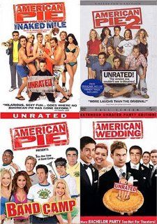 American Pie   Special (4 pack) The Naked Mile/ American Pie 2, Unrated! / Band Camp /American Wedding (Extended Unrated Party Edition): Movies & TV