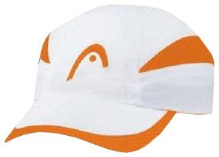 Head Microfiber Mesh Hat (White/Orange) Sports & Outdoors