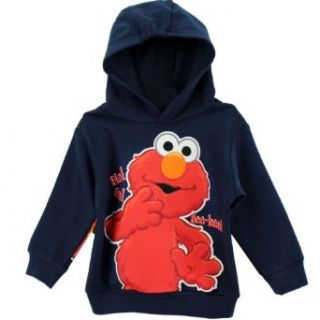 Sesame Street Elmo "Cross Elmo" Navy Toddler Hoodie Sweatshirt: Clothing