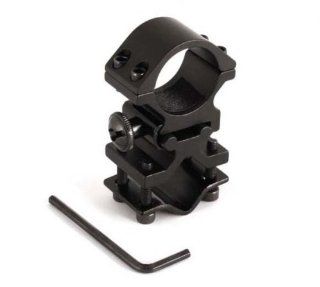 Ultimate Arms Gear Tactical Aluminum Rifle Barrel Clamp Weaver Picatinny Flashlight Light Laser Mount w/ QD Scope Ring   Mount is Fit For Ruger 1022, 10/22.10 22, Mini 14, Mini 14, SR556, SR 556, SR22, SR 22 Rifle : Gunsmithing Tools And Accessories : Spor