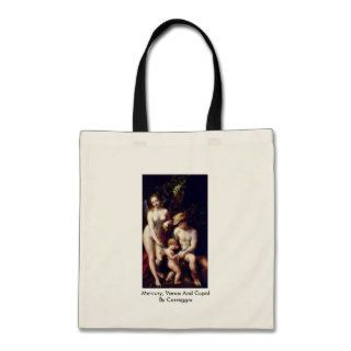Mercury, Venus And Cupid By Correggio Bag