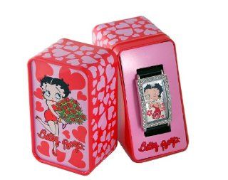 Betty Boop #BB W542A Women's "If you want it, come and get it" Leather Baand Watch: Watches