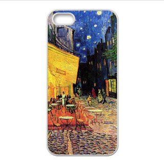 Vincent Van Gogh "Cafe Terrace at Night" Accessories Apple Iphone 5 Waterproof TPU Back Cases: Cell Phones & Accessories