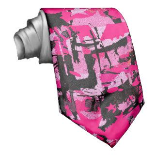 Emo Pretty in Pink Custom Ties