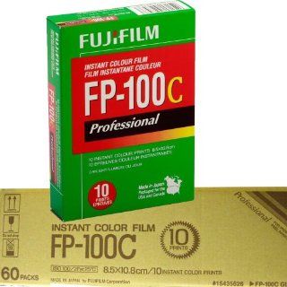 Fujifilm Fujicolor Professional FP 100C Color Instant Film   ISO 100   Case of 60 packs of 10 exposures each, 600 photos.. : Film Processing Supplies : Camera & Photo