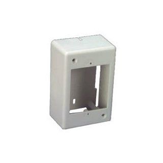 Ivory Surface Mount Junction Box Single Gang Electrical Boxes