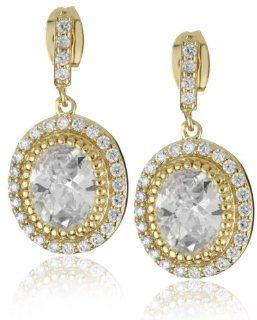 Freida Rothman "MADISON" 14k Gold Vermeil Opera Drop Earrings: Jewelry