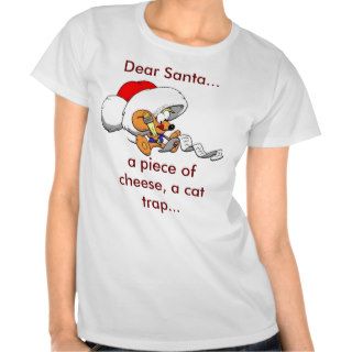 Dear Santa Mouse T Shirt