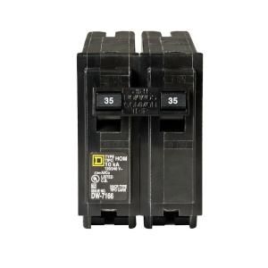 Square D by Schneider Electric Homeline 35 Amp Two Pole Circuit Breaker HOM235CP